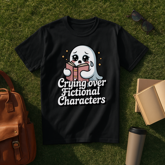 Crying Over Fictional Characters T-Shirt