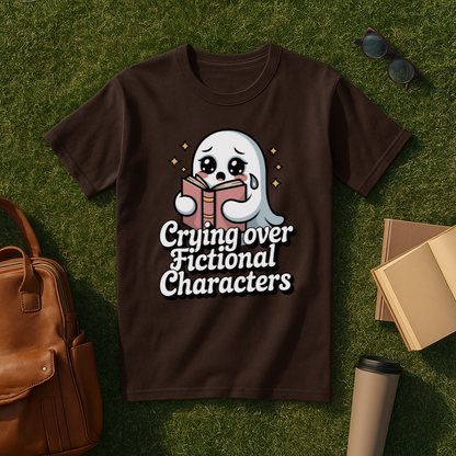 Crying Over Fictional Characters T-Shirt
