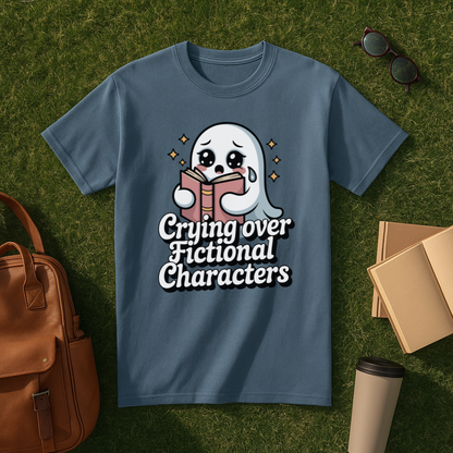 Crying Over Fictional Characters T-Shirt