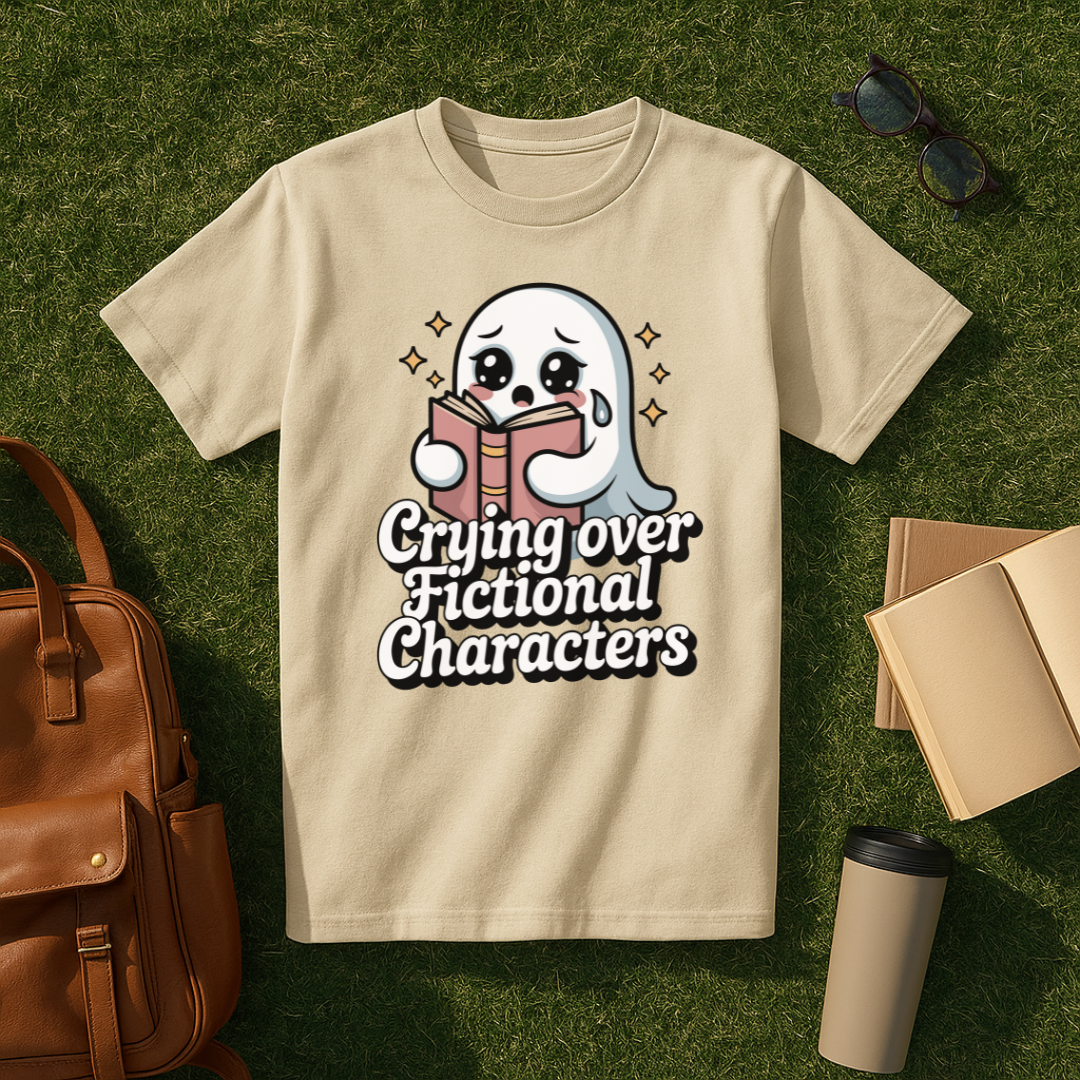 Crying Over Fictional Characters T-Shirt