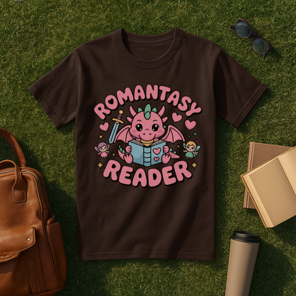 Cute Dragon Romantasy Reader T-Shirt