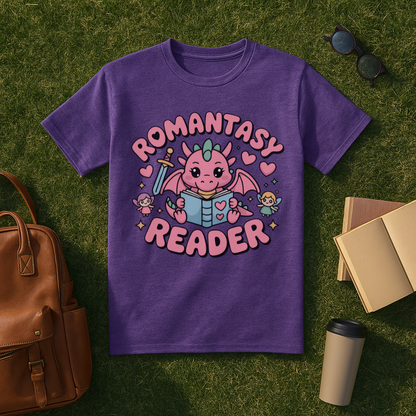 Cute Dragon Romantasy Reader T-Shirt