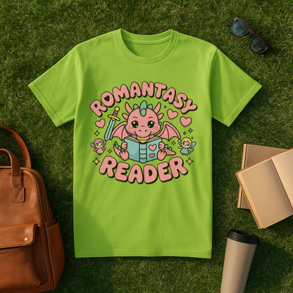 Cute Dragon Romantasy Reader T-Shirt