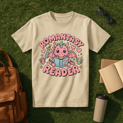 Cute Dragon Romantasy Reader T-Shirt