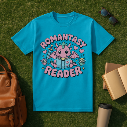 Cute Dragon Romantasy Reader T-Shirt