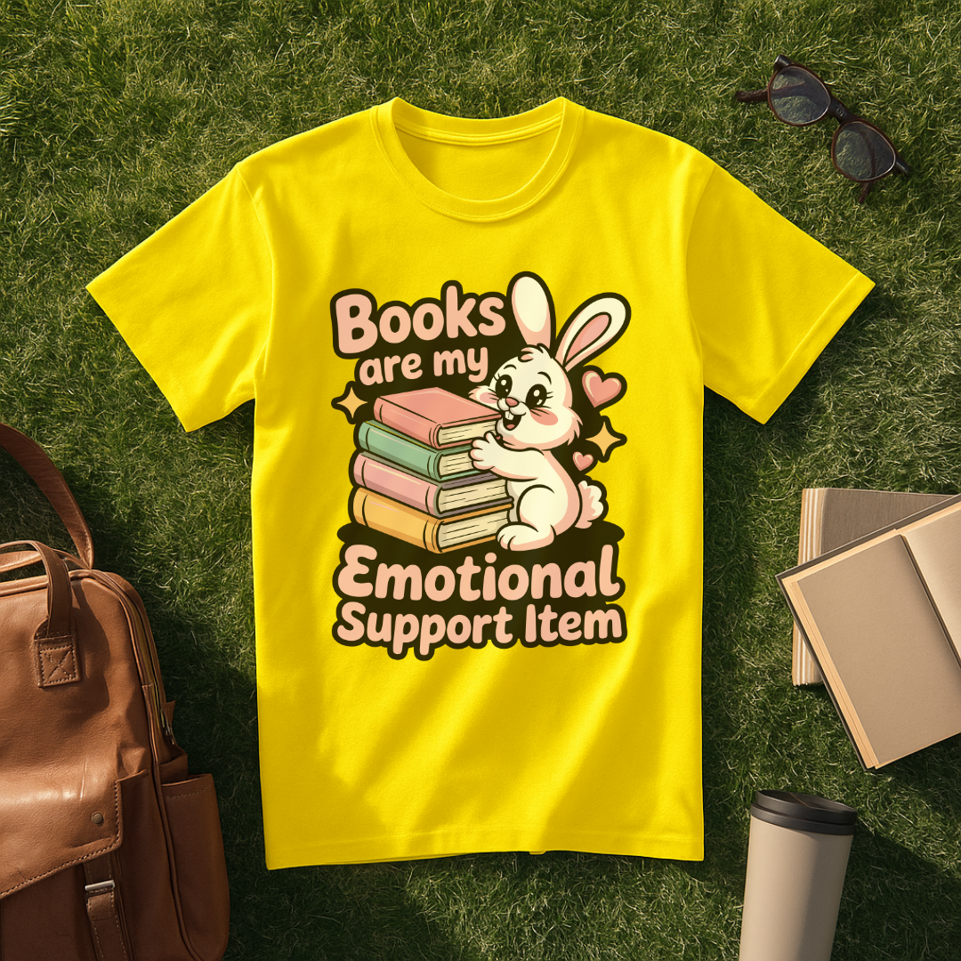 Emotional Support Books T-Shirt