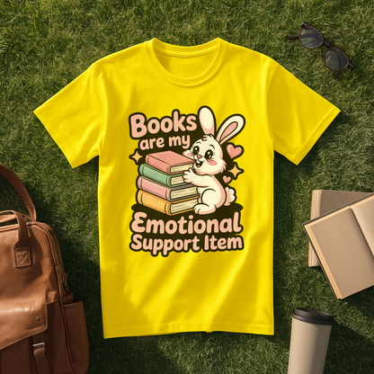 Emotional Support Books T-Shirt