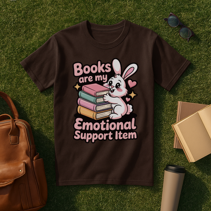Emotional Support Books T-Shirt