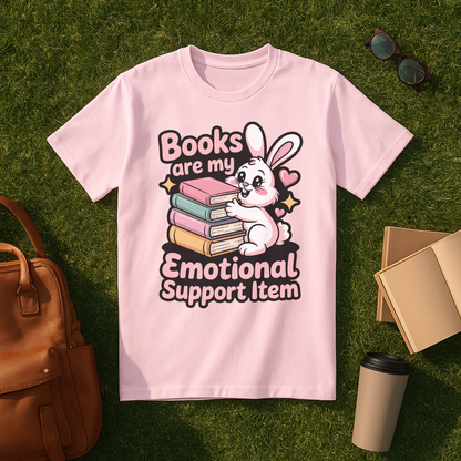 Emotional Support Books T-Shirt