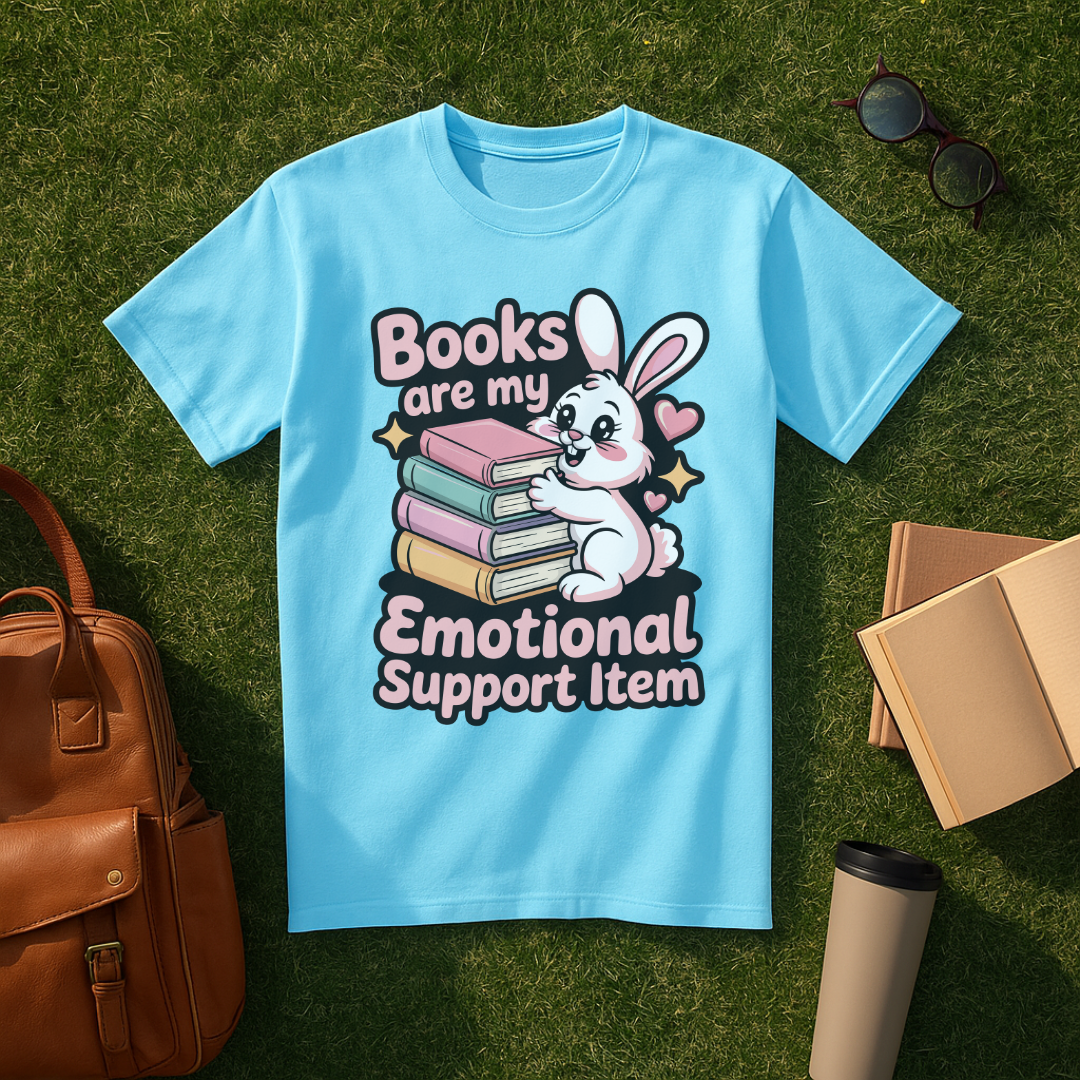 Emotional Support Books T-Shirt