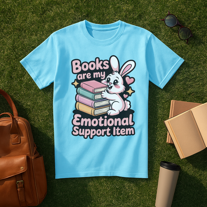 Emotional Support Books T-Shirt