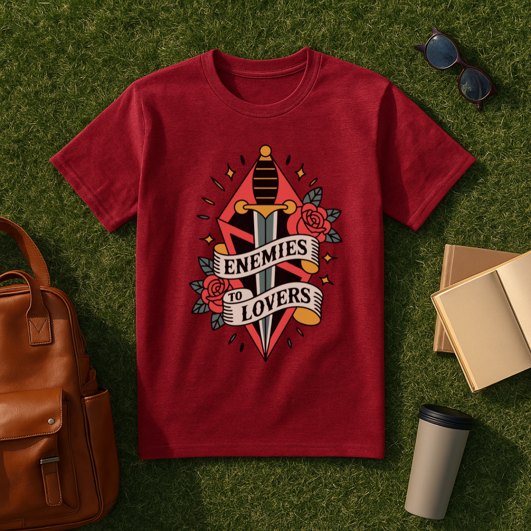 Enemies to Lovers Traditional Tattoo T-Shirt