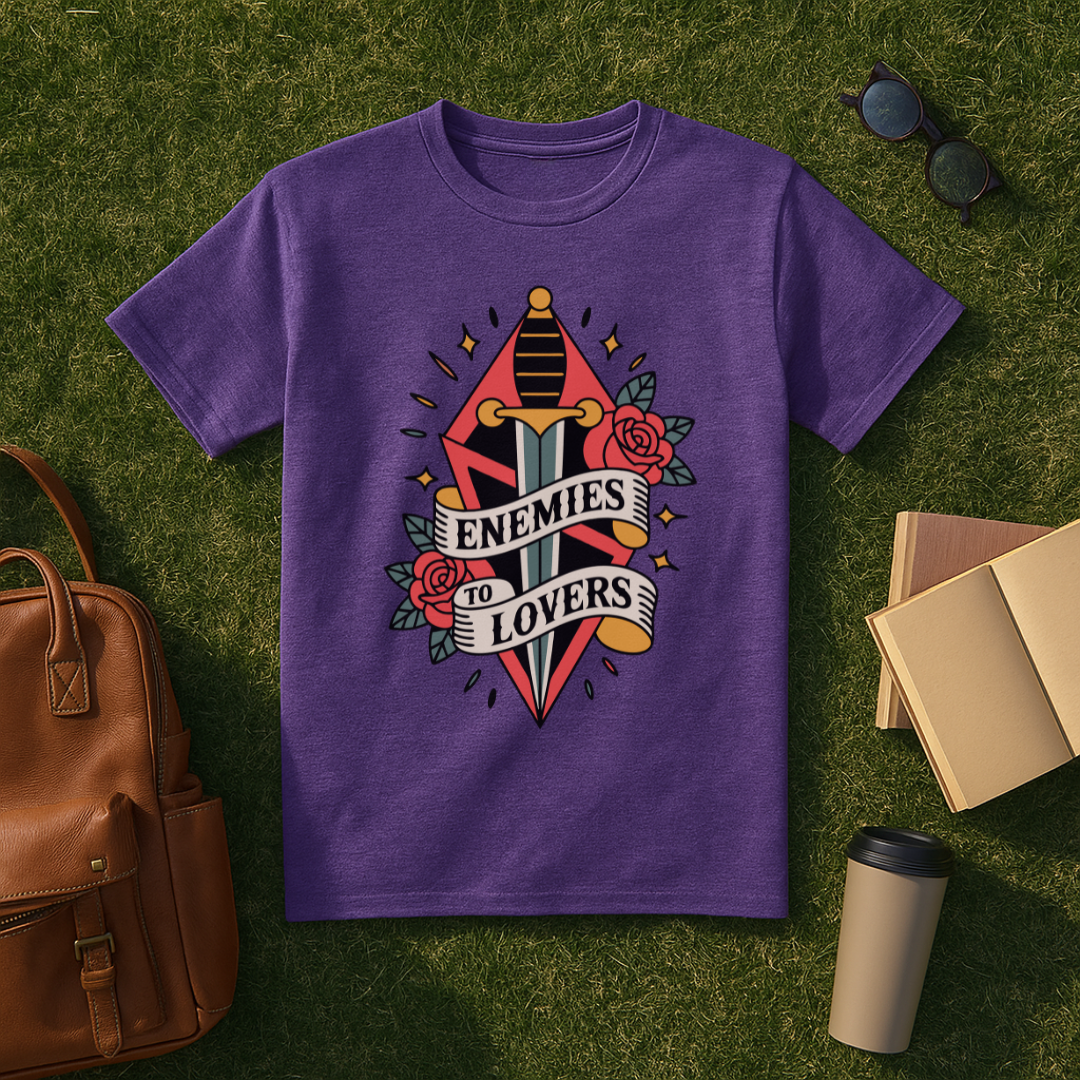 Enemies to Lovers Traditional Tattoo T-Shirt