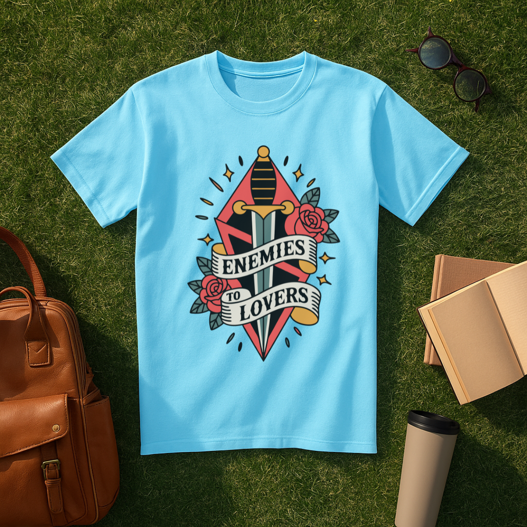 Enemies to Lovers Traditional Tattoo T-Shirt