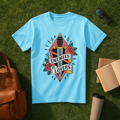 Enemies to Lovers Traditional Tattoo T-Shirt