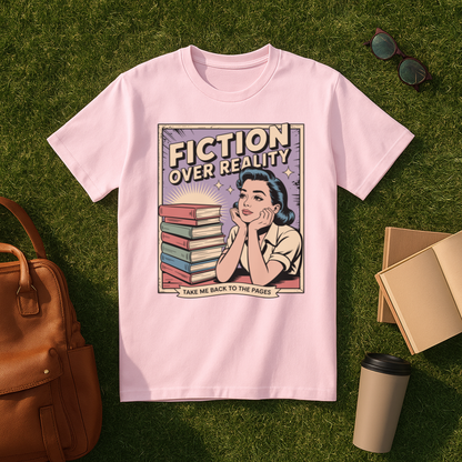 Fiction Over Reality Comic Book T-Shirt