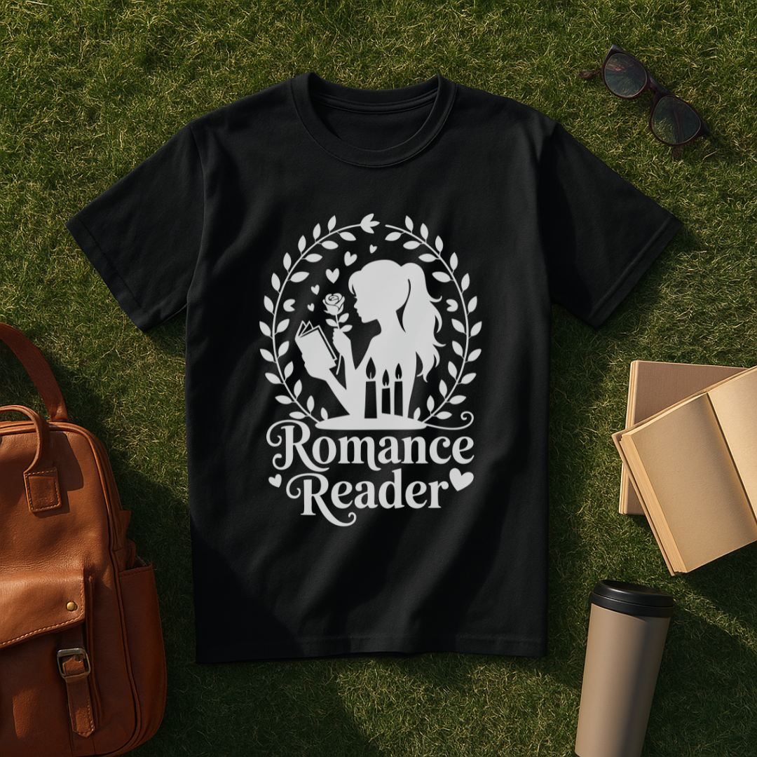 Floral Romance Reader T-Shirt