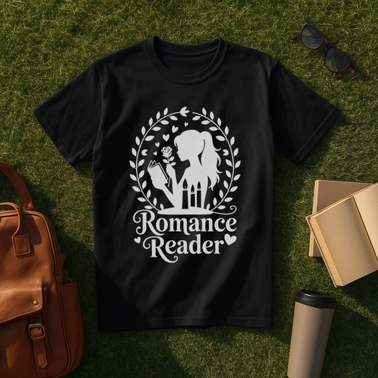 Floral Romance Reader T-Shirt