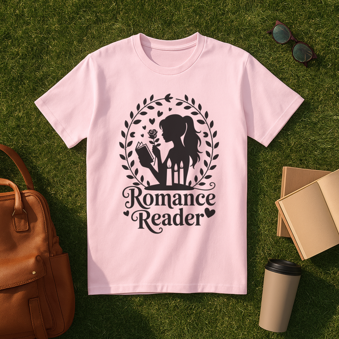 Floral Romance Reader T-Shirt