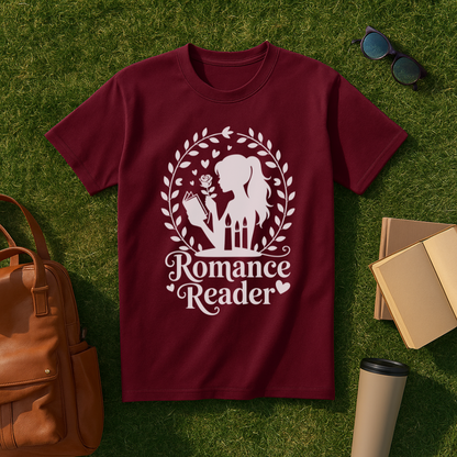 Floral Romance Reader T-Shirt