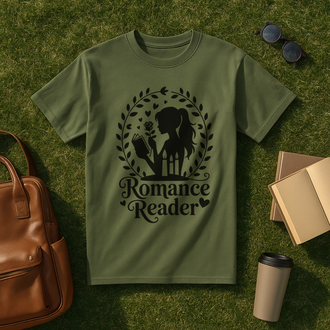 Floral Romance Reader T-Shirt