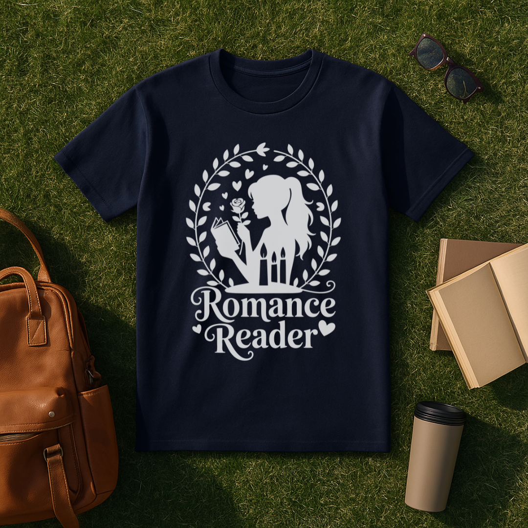 Floral Romance Reader T-Shirt