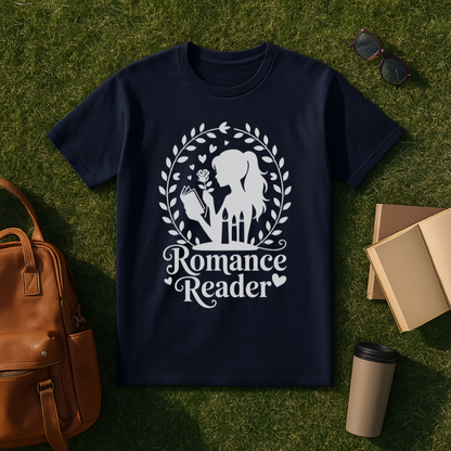 Floral Romance Reader T-Shirt