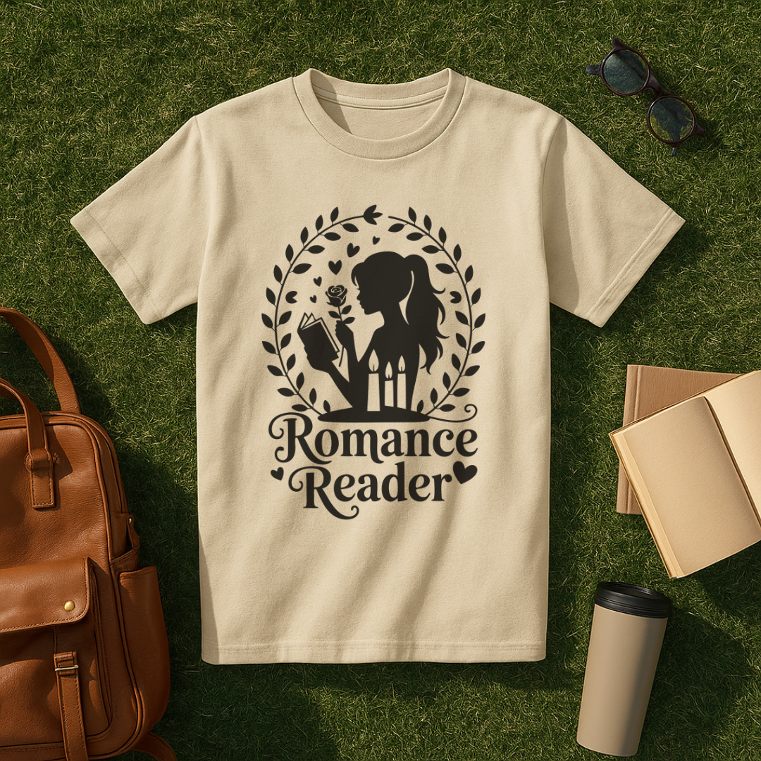 Floral Romance Reader T-Shirt