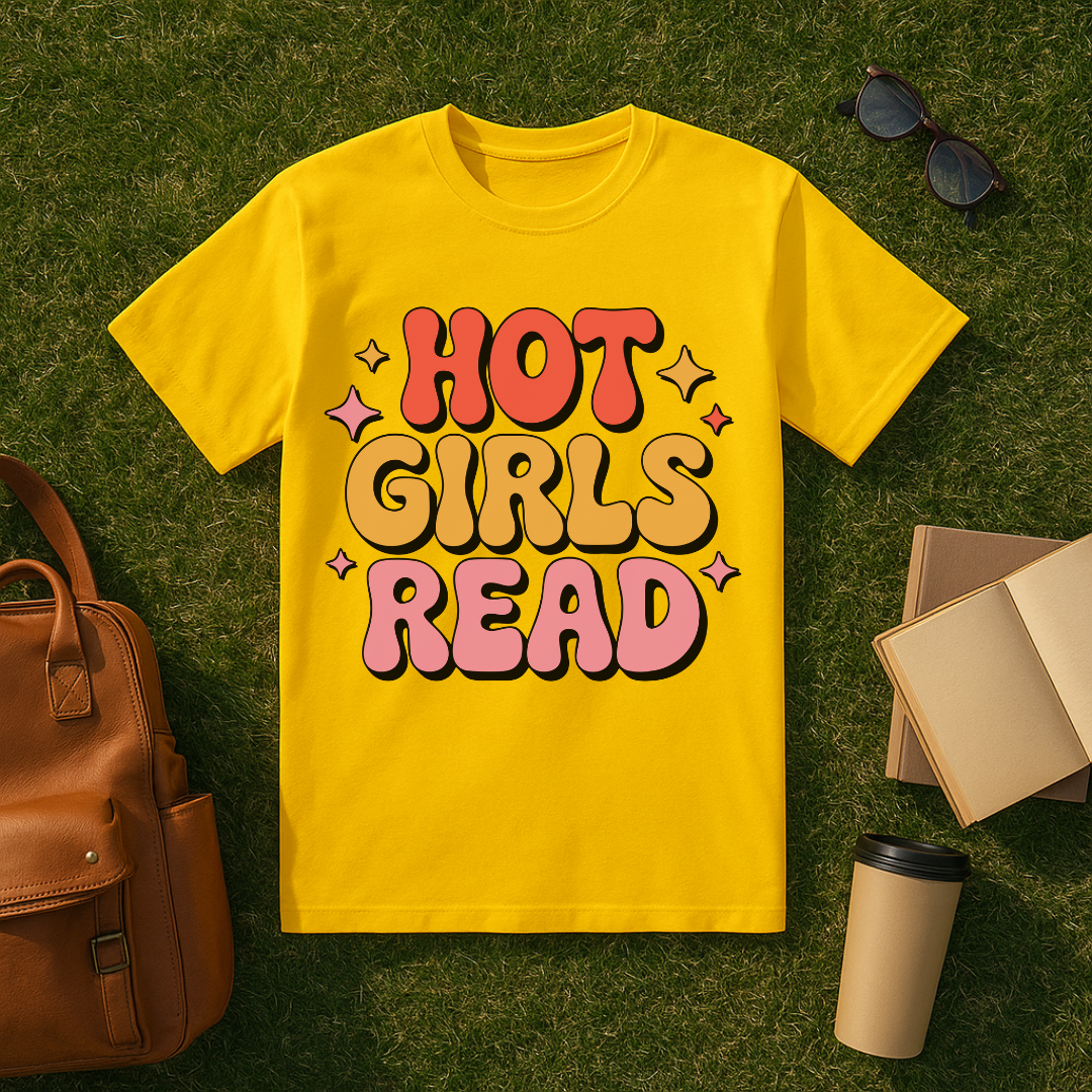 Groovy Hot Girls Read T-Shirt