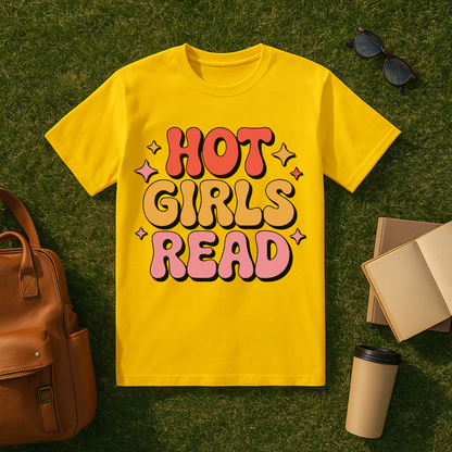 Groovy Hot Girls Read T-Shirt