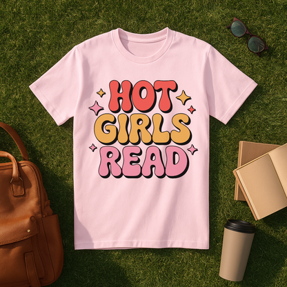 Groovy Hot Girls Read T-Shirt