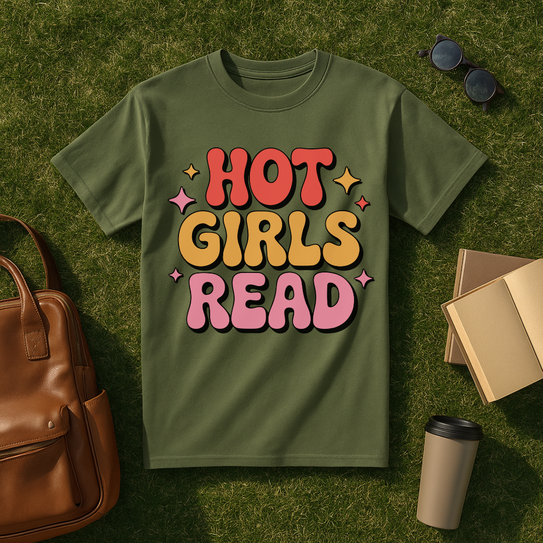Groovy Hot Girls Read T-Shirt