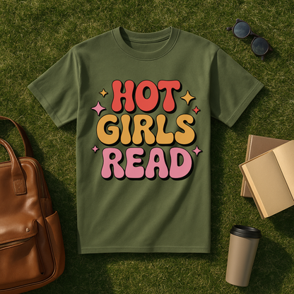 Groovy Hot Girls Read T-Shirt