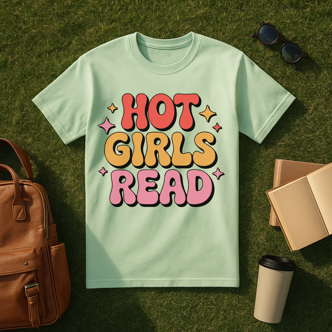 Groovy Hot Girls Read T-Shirt