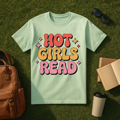 Groovy Hot Girls Read T-Shirt