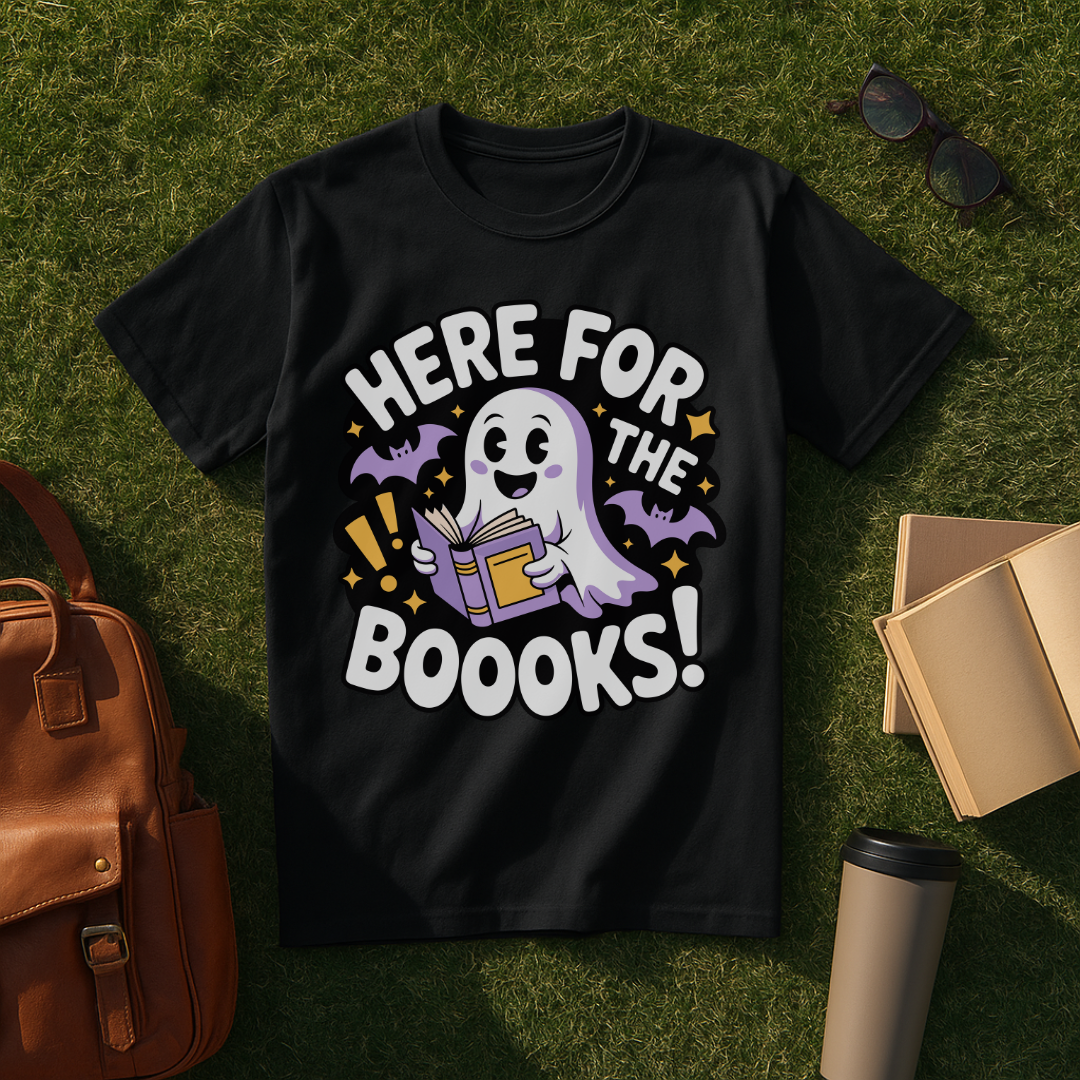 Here for the Boooks! T-Shirt