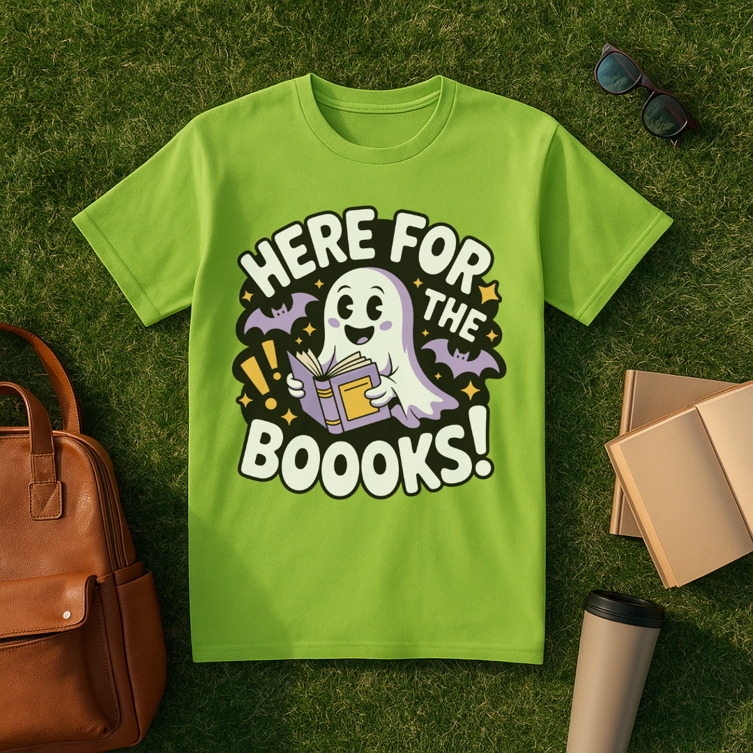 Here for the Boooks! T-Shirt