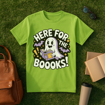 Here for the Boooks! T-Shirt