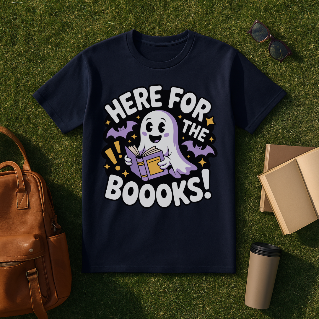 Here for the Boooks! T-Shirt