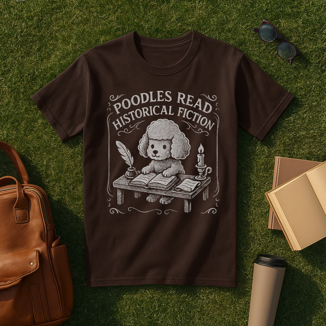 Historical Fiction Poodles T-Shirt