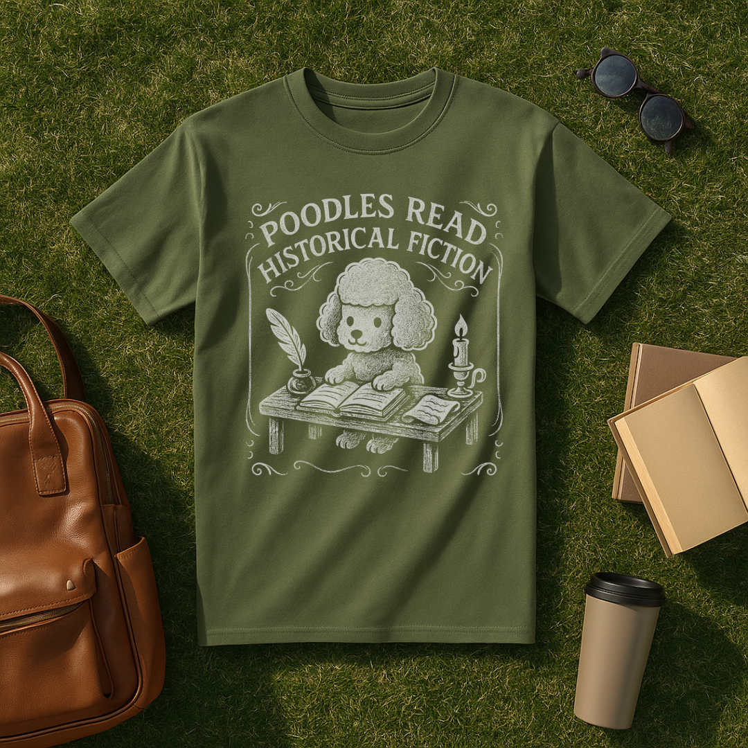 Historical Fiction Poodles T-Shirt