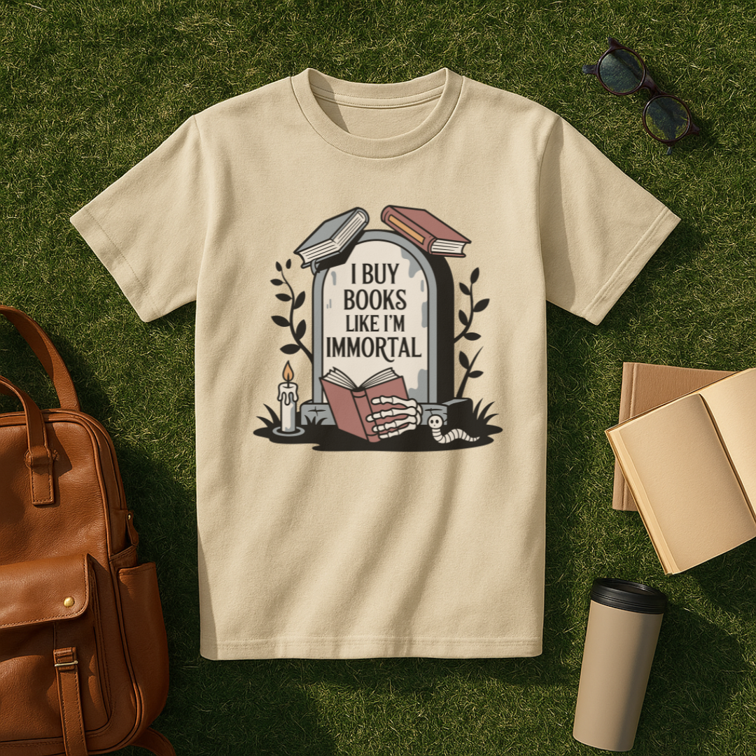 I Buy Books Like I'm Immortal T-Shirt