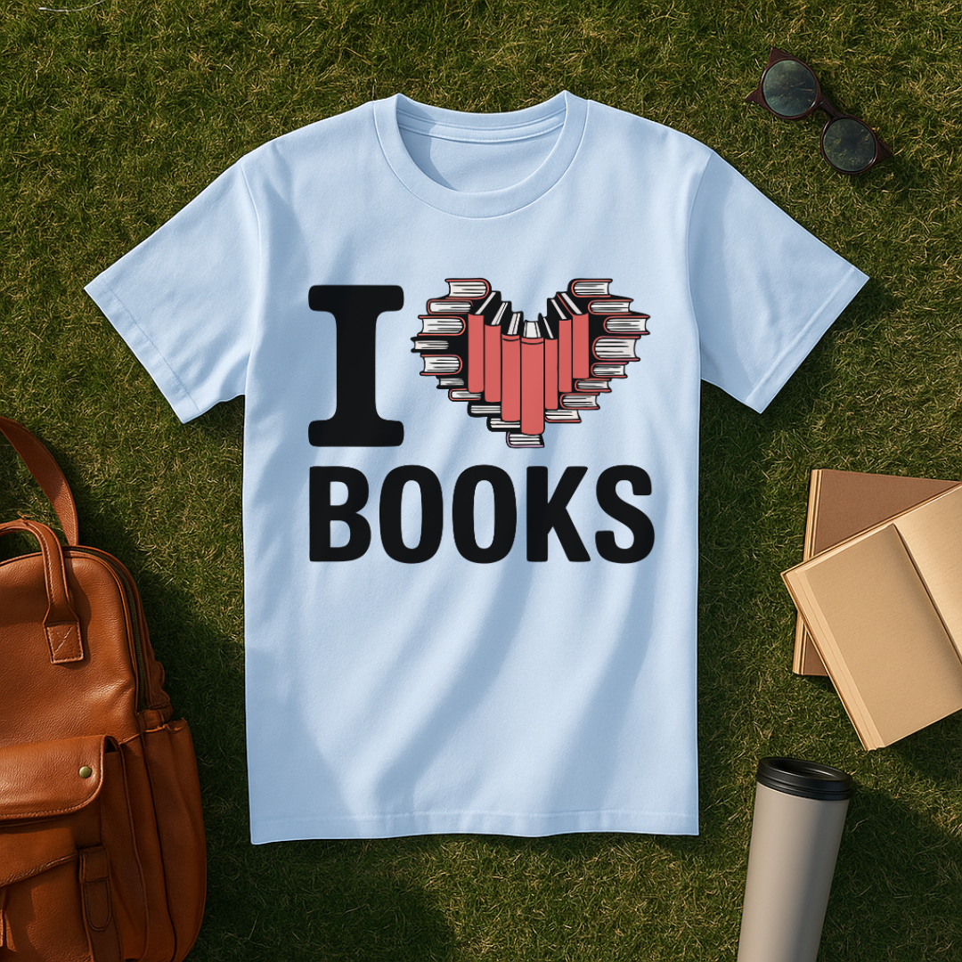 I Heart Books T-Shirt