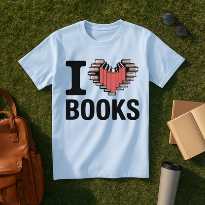 I Heart Books T-Shirt