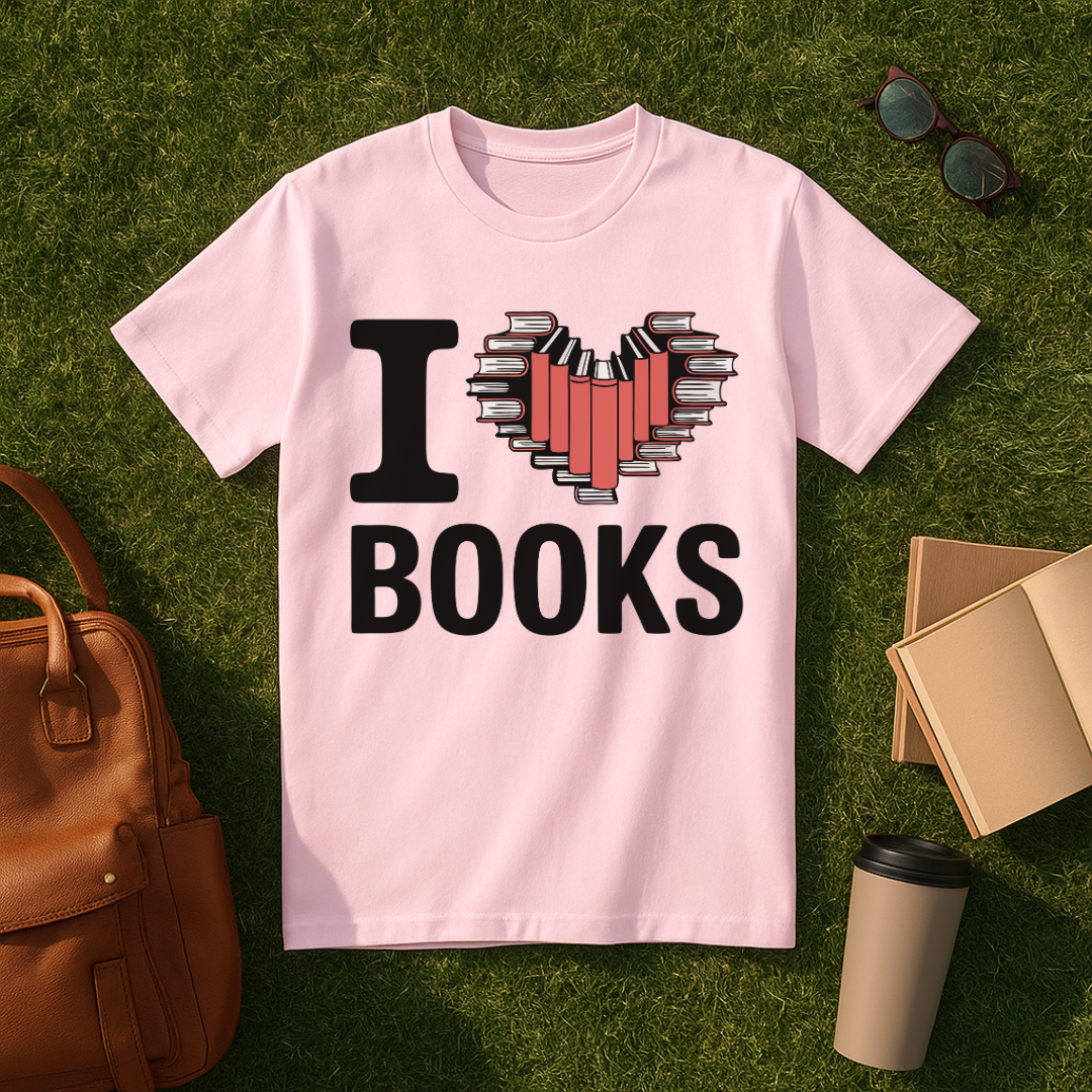 I Heart Books T-Shirt