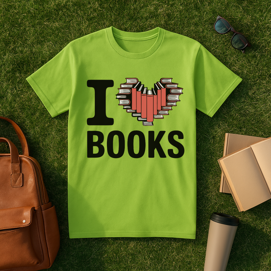 I Heart Books T-Shirt