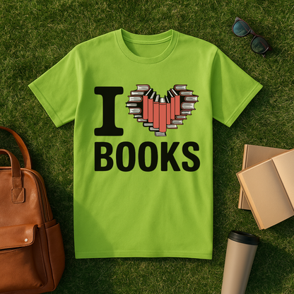 I Heart Books T-Shirt