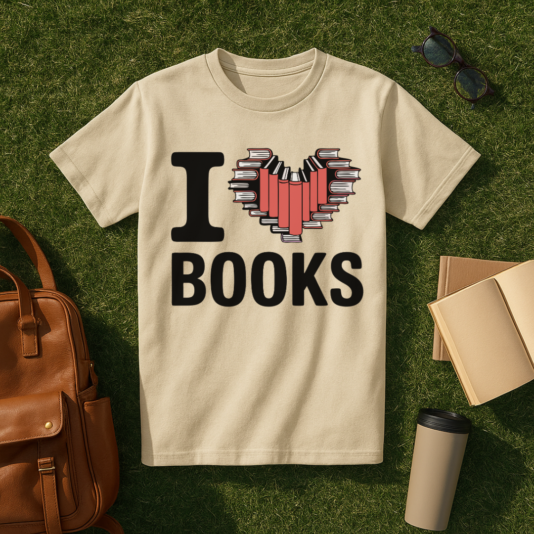 I Heart Books T-Shirt
