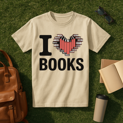 I Heart Books T-Shirt