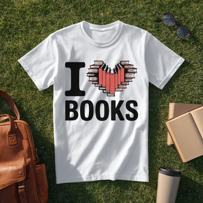 I Heart Books T-Shirt